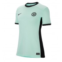 Camisa de time de futebol Chelsea Axel Disasi #2 Replicas 3º Equipamento Feminina 2023-24 Manga Curta